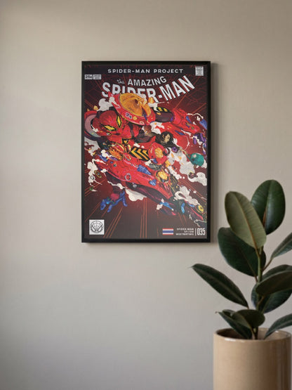 Mega Bot Spider Man | Marvel Poster