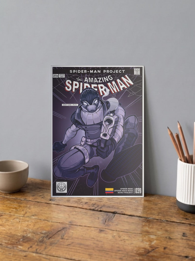 Night Spider Man | Marvel Poster