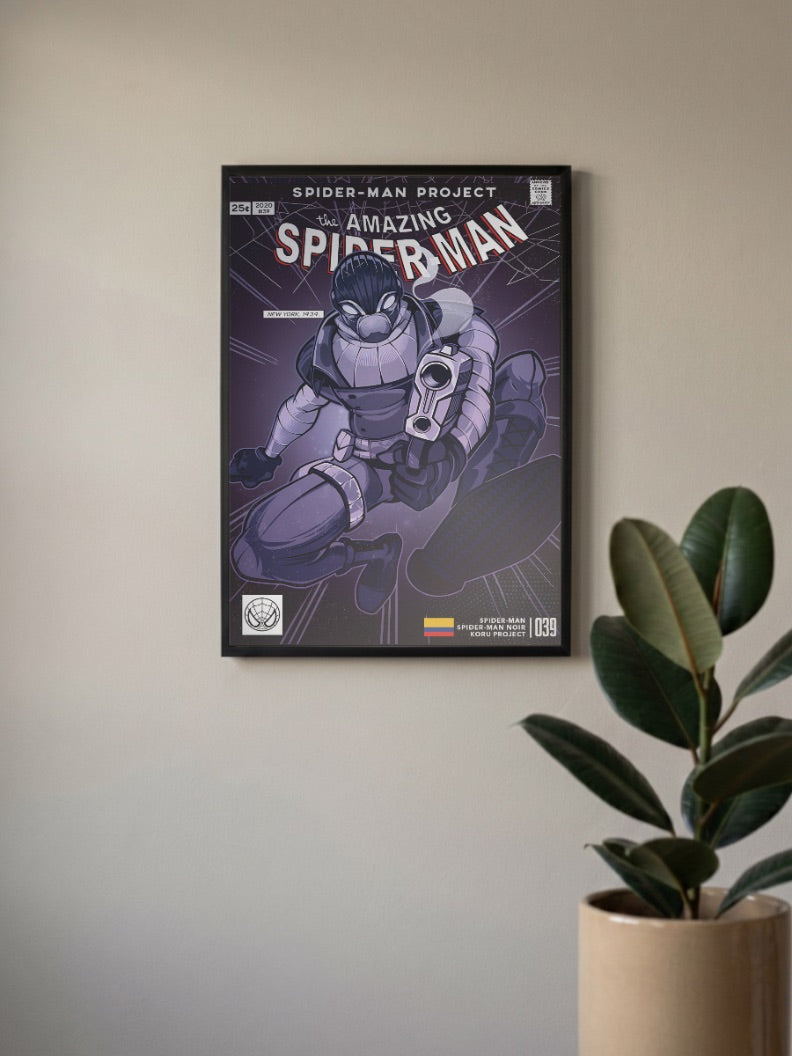 Night Spider Man | Marvel Poster