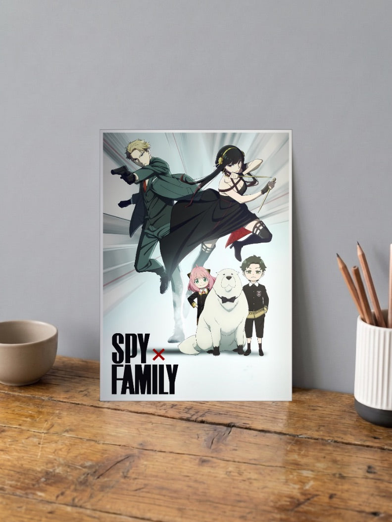Loid And Yor Action Poster Anime Poster