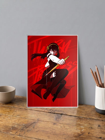 Yor Forger Thorn Princess Anime Poster