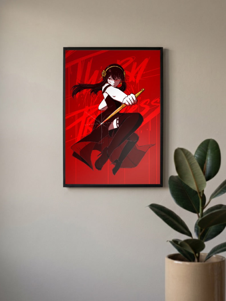 Yor Forger Thorn Princess Anime Poster