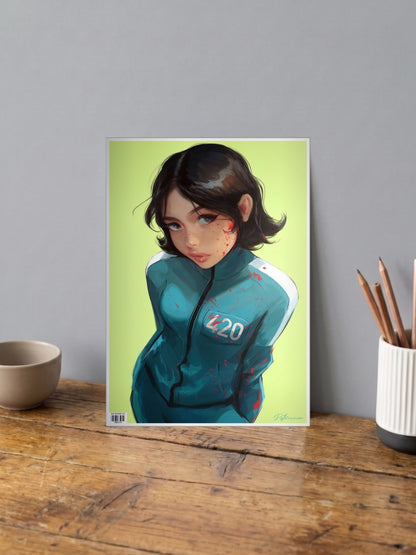 Squid Game Contestant 420 Netflix Poster