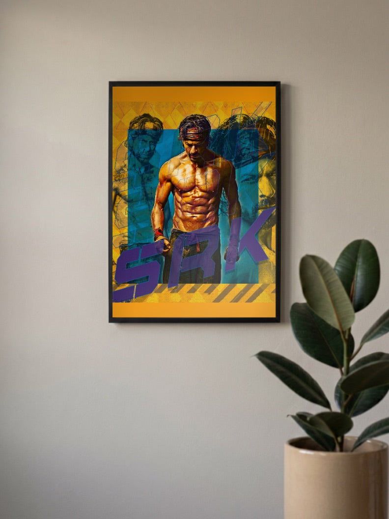Shah Rukh Khan Fitness Poster Celebs Poster