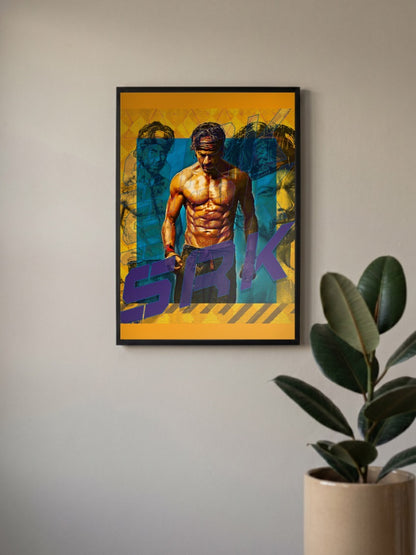 Shah Rukh Khan Fitness Poster Celebs Poster