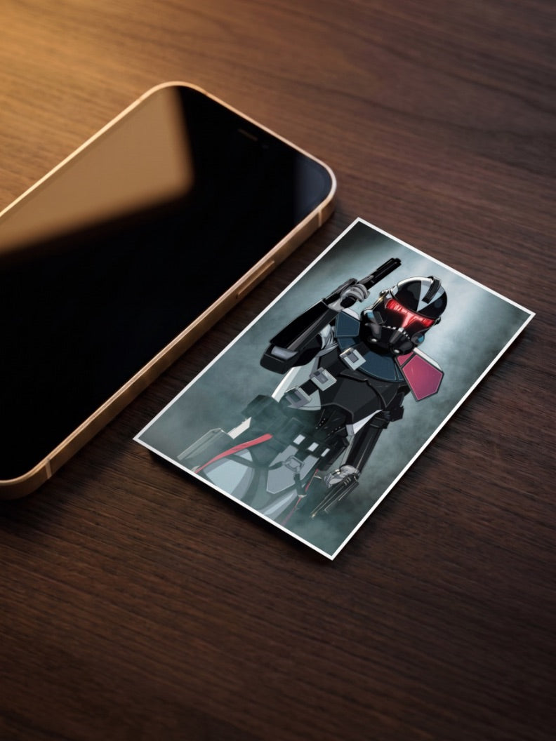 Dark Clone Trooper Art Star Wars Poster