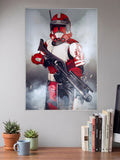 Republic Commando Trooper Art Star Wars Poster