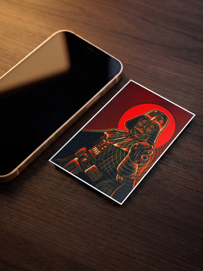 Darth Vader Red Pop Art Star Wars Poster