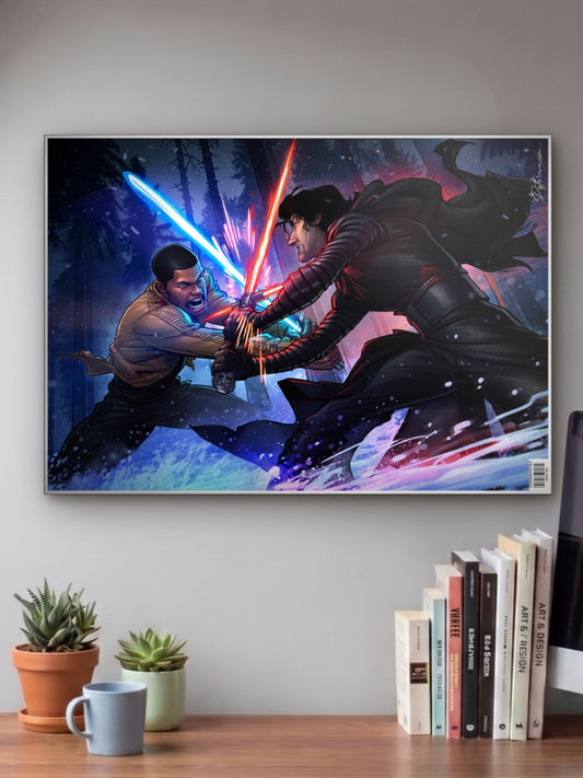Kylo Ren vs Finn Poster