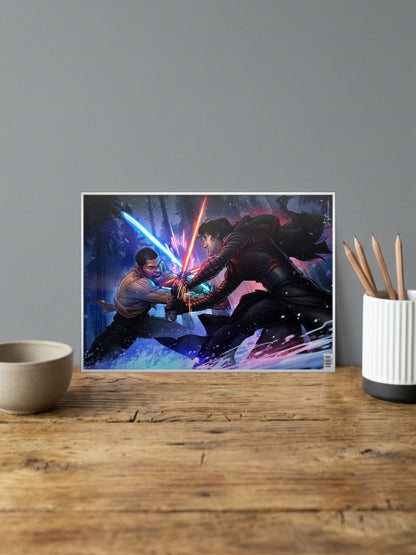 Kylo Ren vs Finn Poster