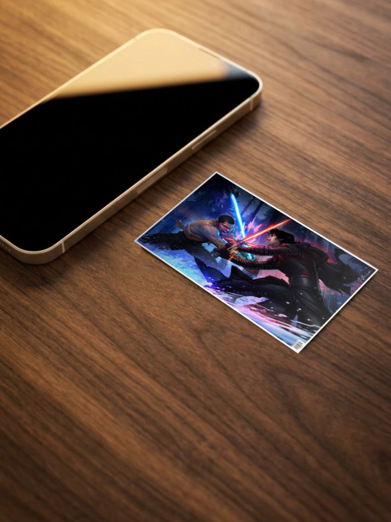 Kylo Ren vs Finn Poster