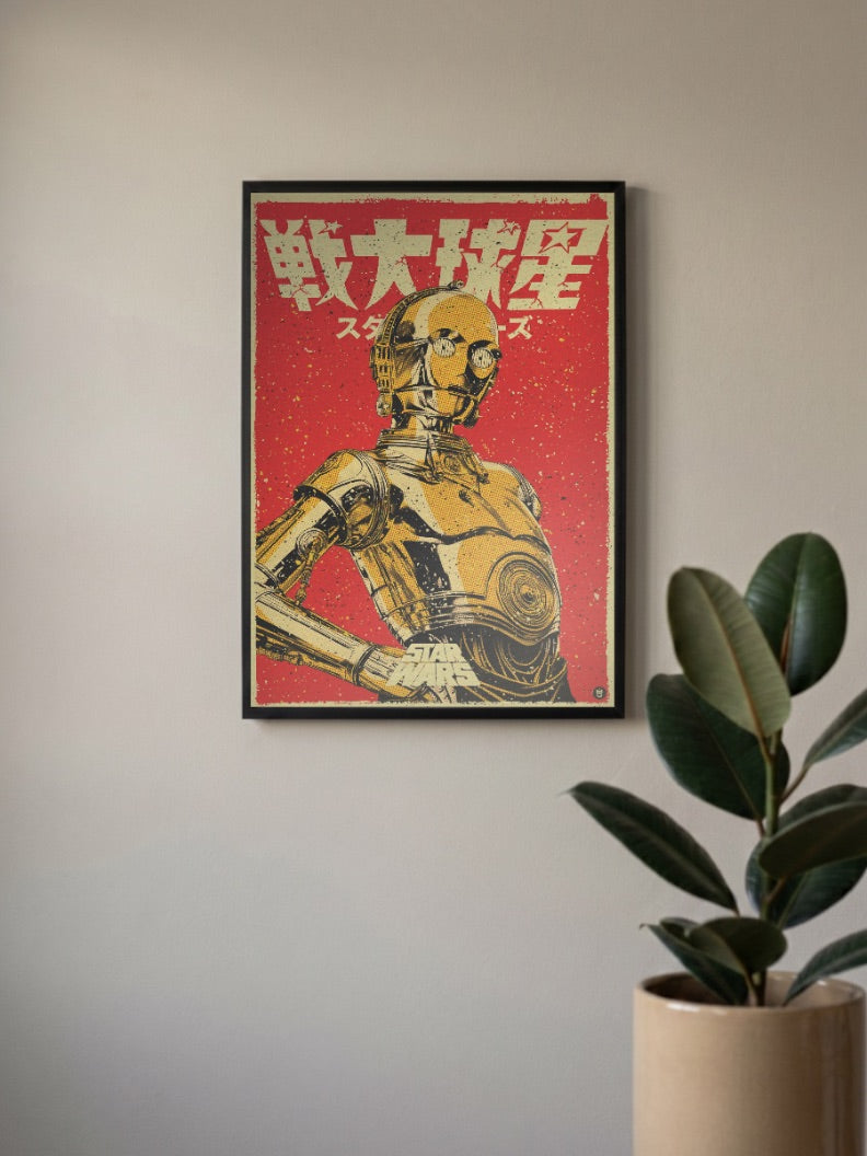 C3PO Japanese Style Poster Star Wars Poster