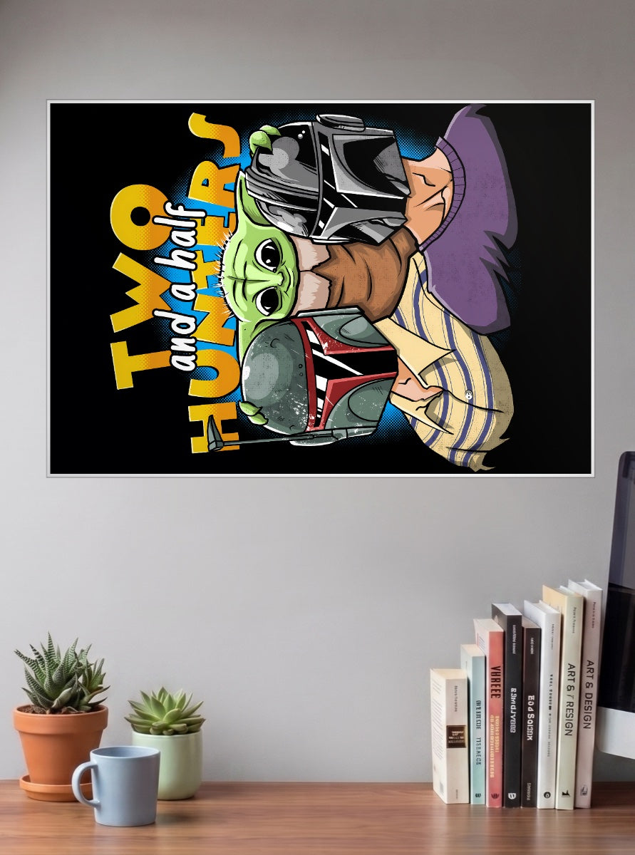 Two and a Half Hunters Meme Poster