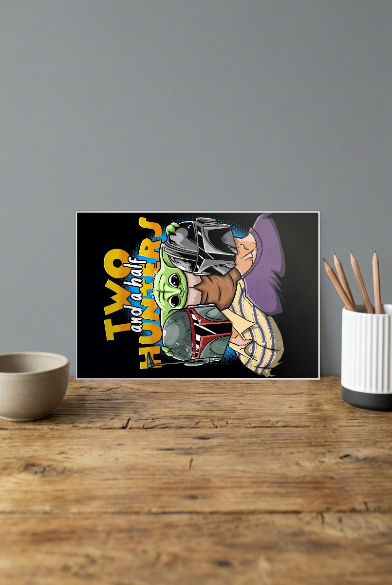 Two and a Half Hunters Meme Poster