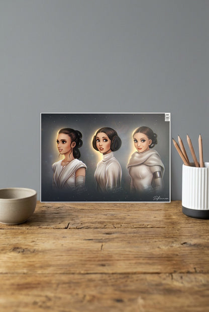 Princess Leia Hollywood Movie Poster