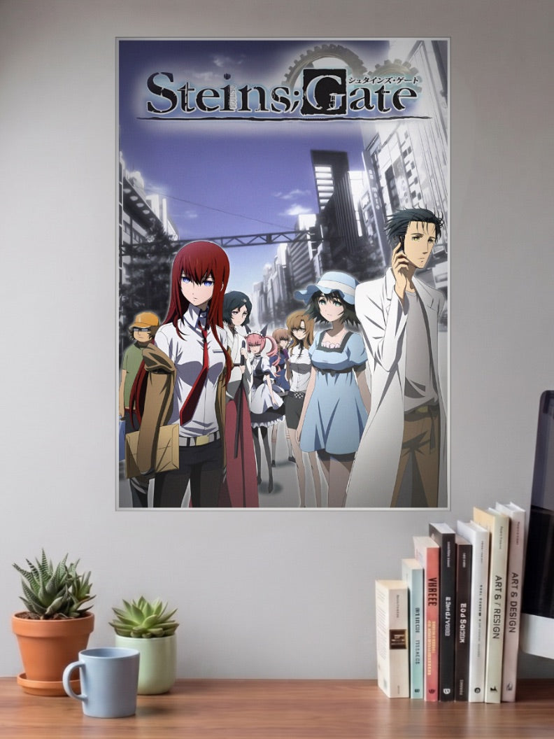 Steins Gate Cast Poster Anime Poster