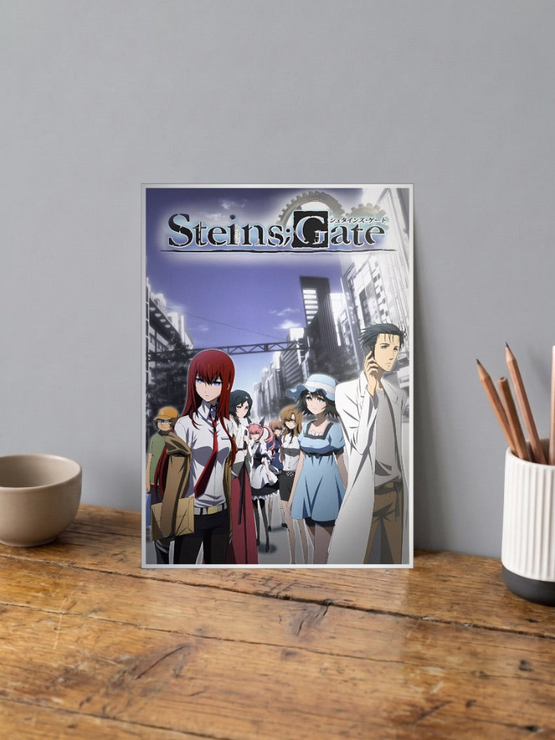 Steins Gate Cast Poster Anime Poster
