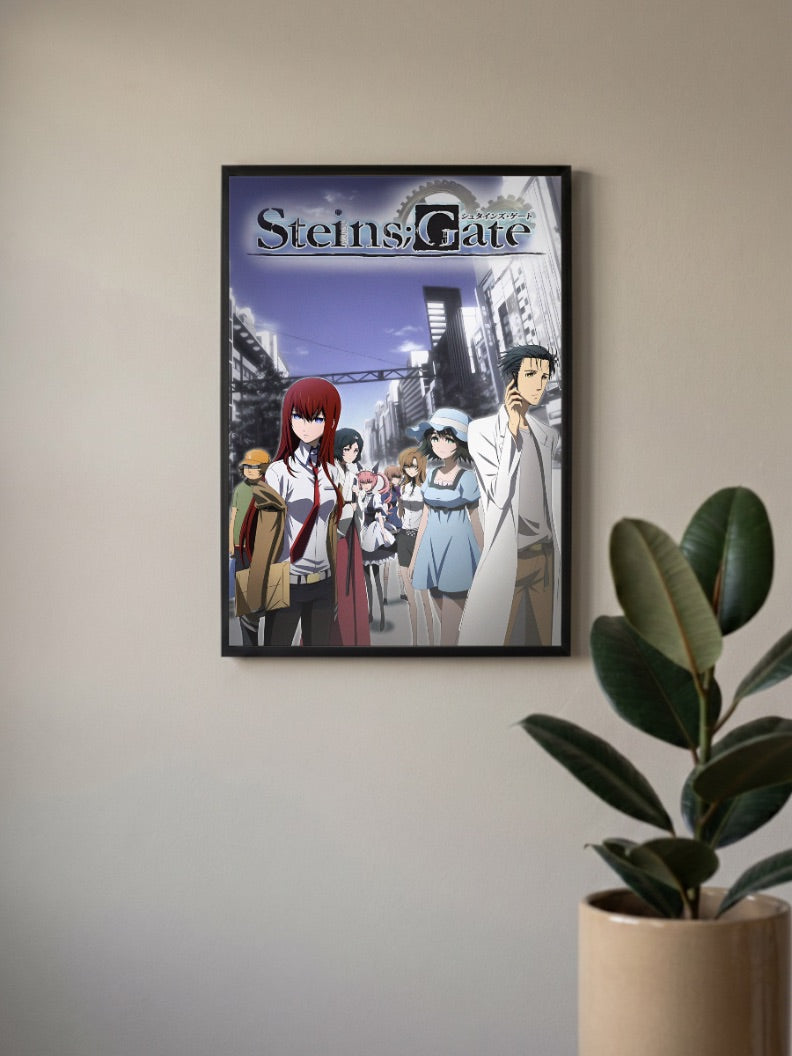 Steins Gate Cast Poster Anime Poster
