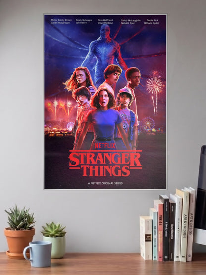 Stranger Things Main Cast Poster Netflix Poster
