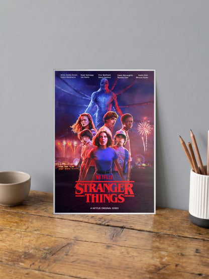 Stranger Things Main Cast Poster Netflix Poster