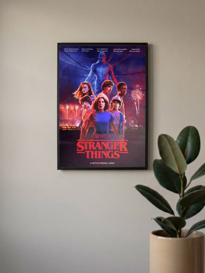 Stranger Things Main Cast Poster Netflix Poster