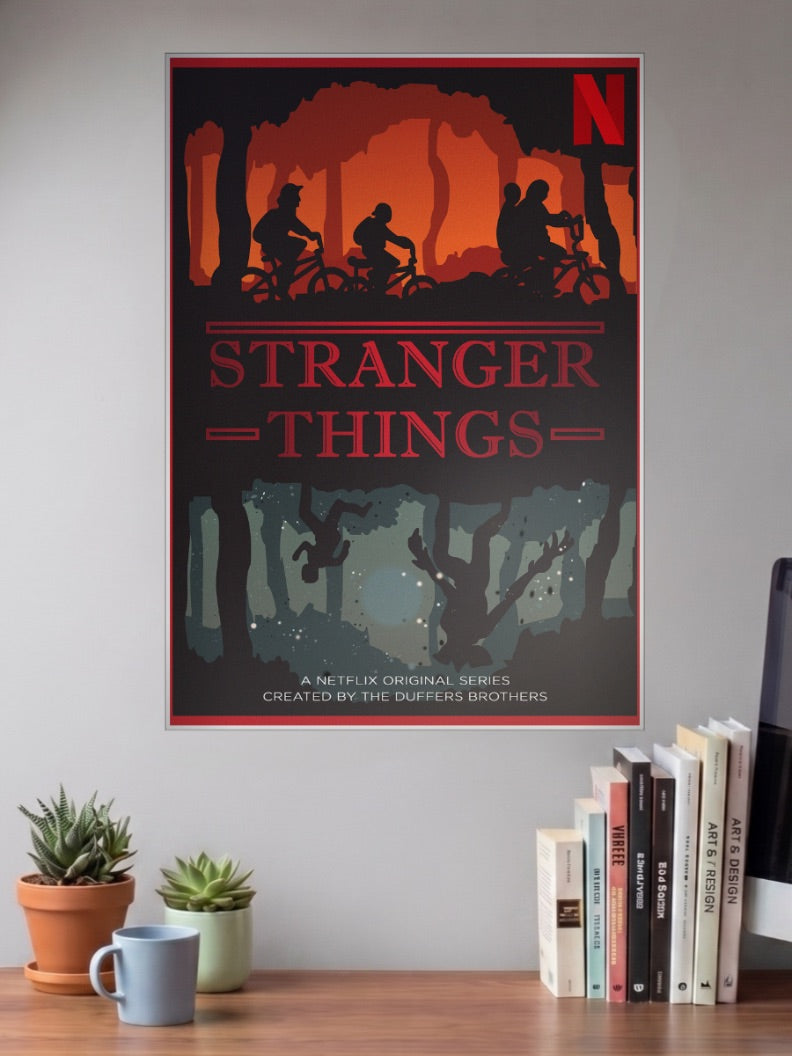 Stranger Things Bikes Poster Netflix Poster