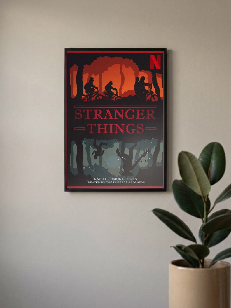 Stranger Things Bikes Poster Netflix Poster