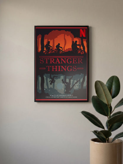Stranger Things Bikes Poster Netflix Poster
