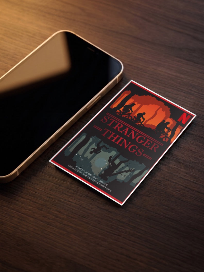 Stranger Things Bikes Poster Netflix Poster