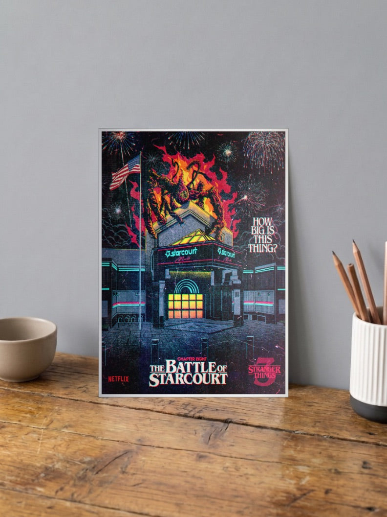 Battle Of Starcourt Poster Netflix Poster