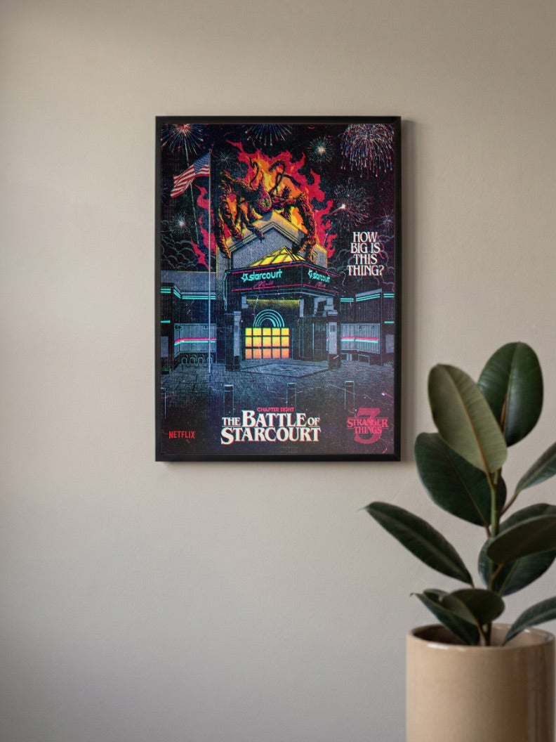 Battle Of Starcourt Poster Netflix Poster