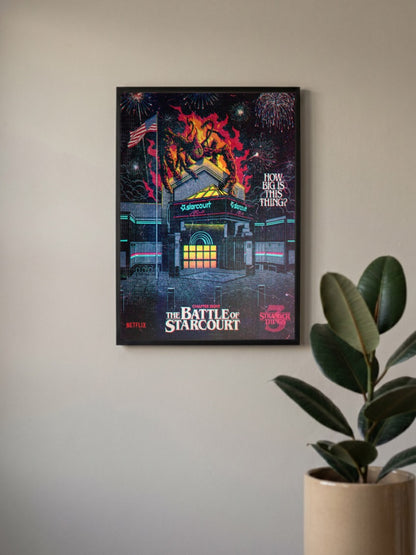 Battle Of Starcourt Poster Netflix Poster