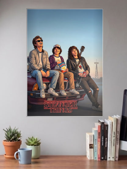 Car Hood Sunset Poster Netflix Poster