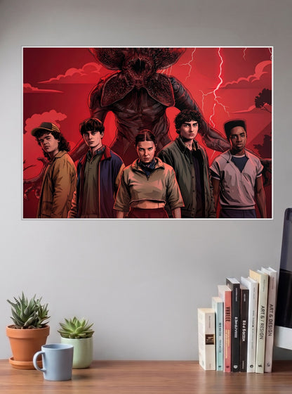 Stranger Things Cast Netflix Poster