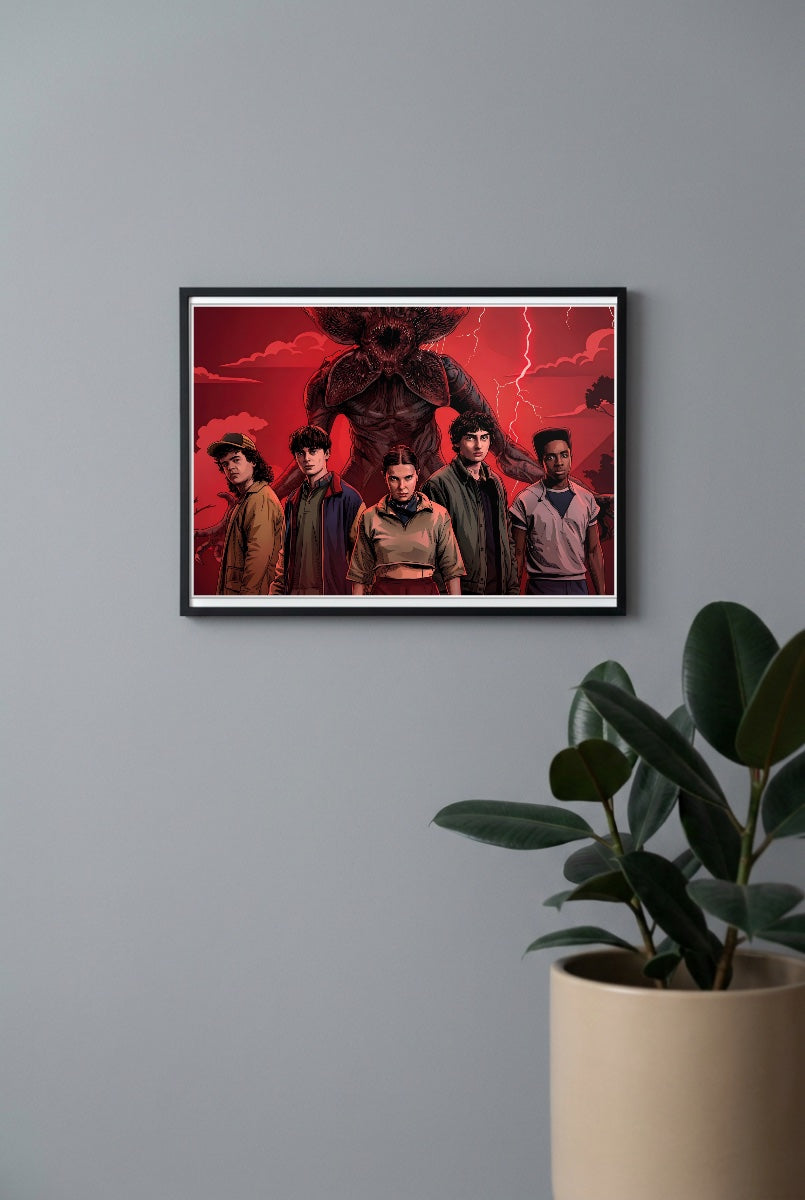 Stranger Things Cast Netflix Poster