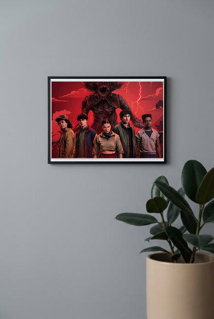 Stranger Things Cast Netflix Poster