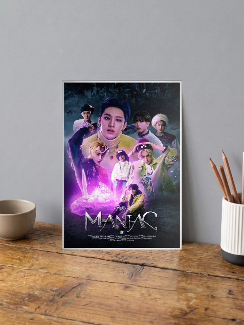 Stray Kids Maniac Poster Kpop Poster