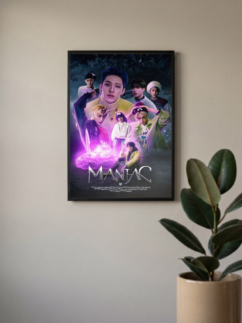 Stray Kids Maniac Poster Kpop Poster