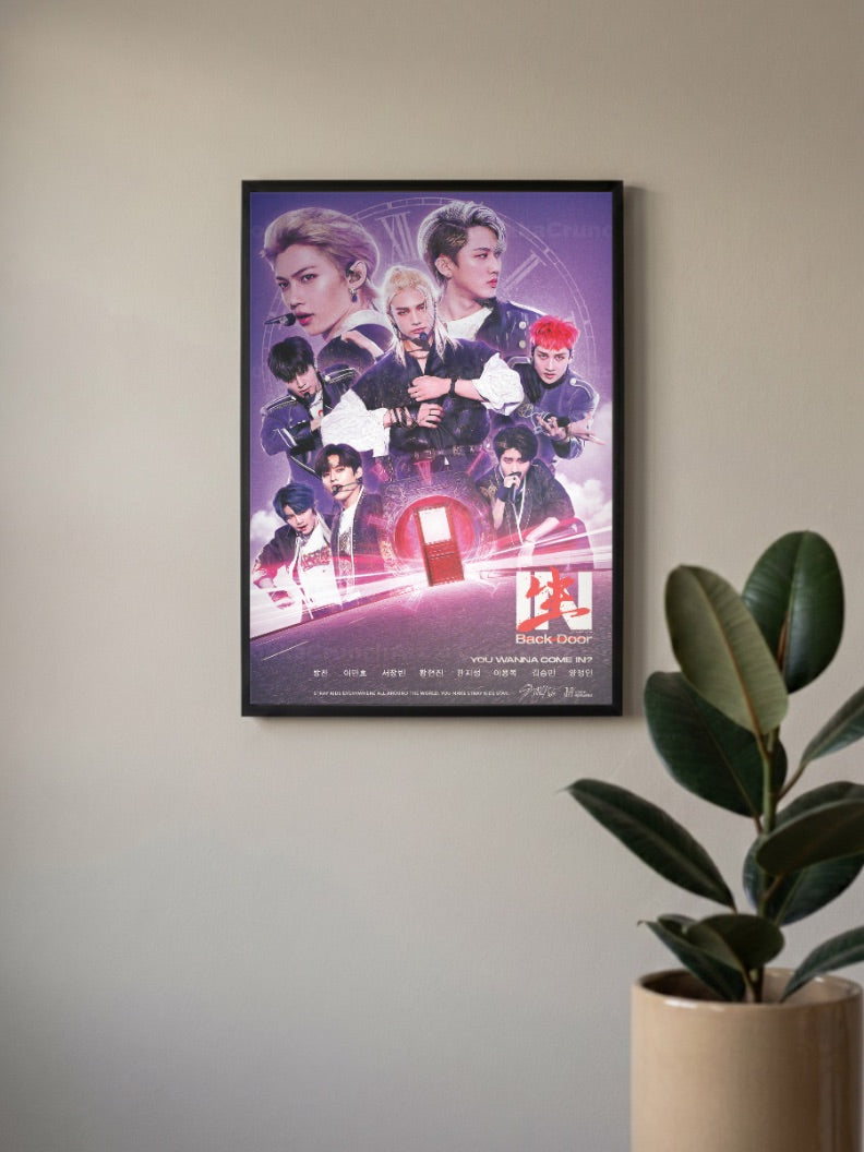 Stray Kids Back Door Poster Kpop Poster