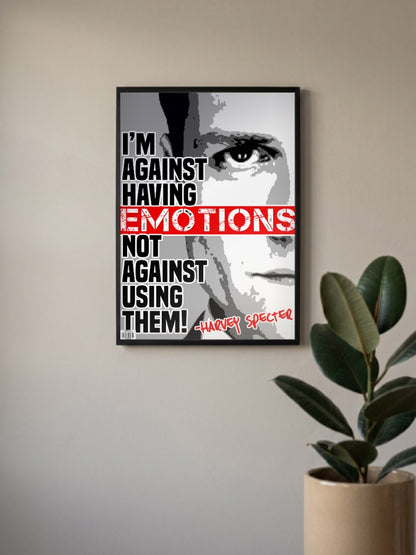 Harvey Specter Quote Poster