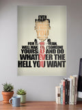 Suits Quote Typography Poster American Poster
