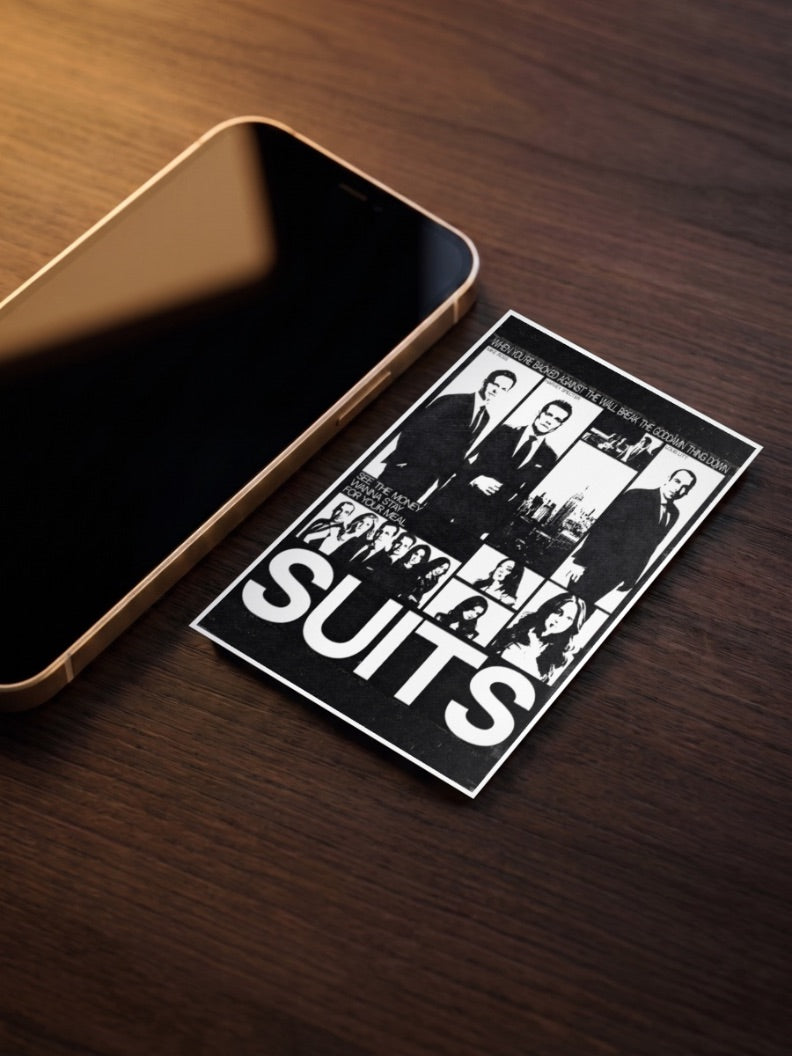 Suits Cast Skyline Poster American Poster