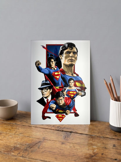Superman Christopher Reeve Art DC Poster