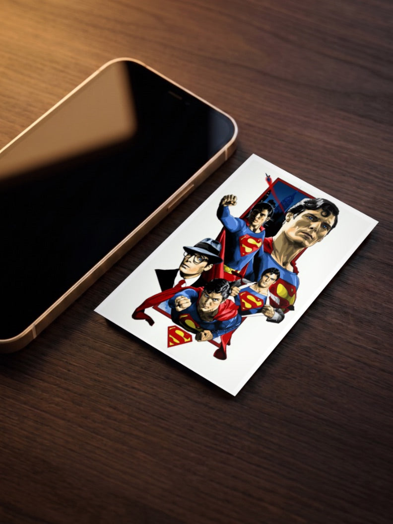 Superman Christopher Reeve Art DC Poster