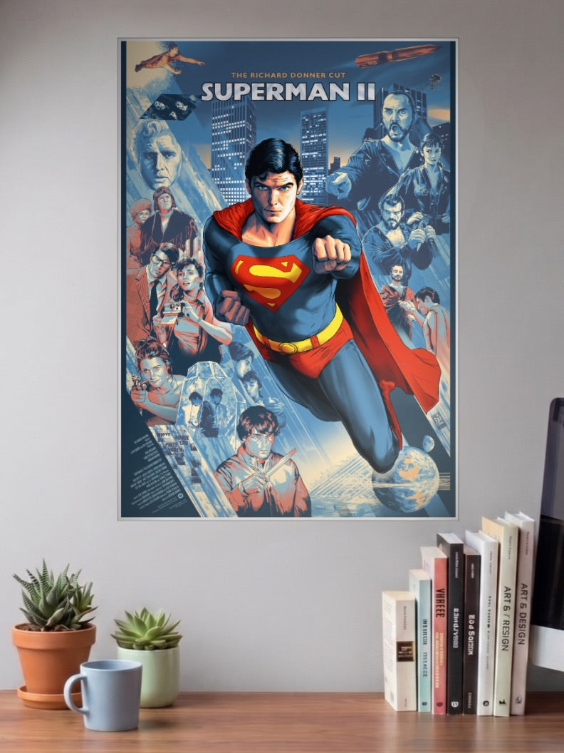 Superman II Donner Cut DC Poster