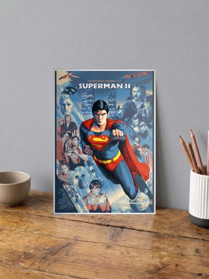 Superman II Donner Cut DC Poster