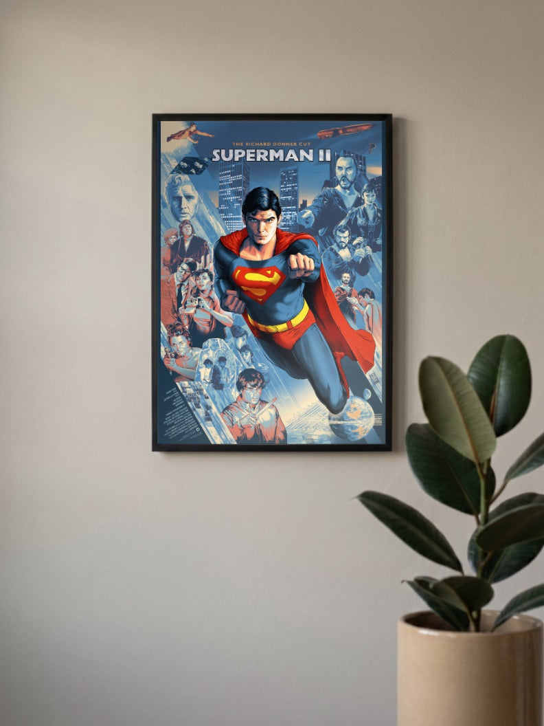 Superman II Donner Cut DC Poster