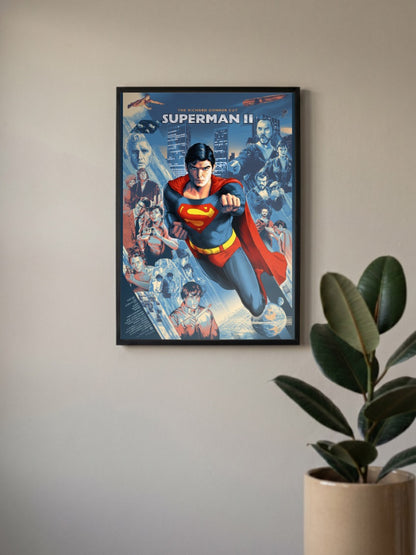 Superman II Donner Cut DC Poster