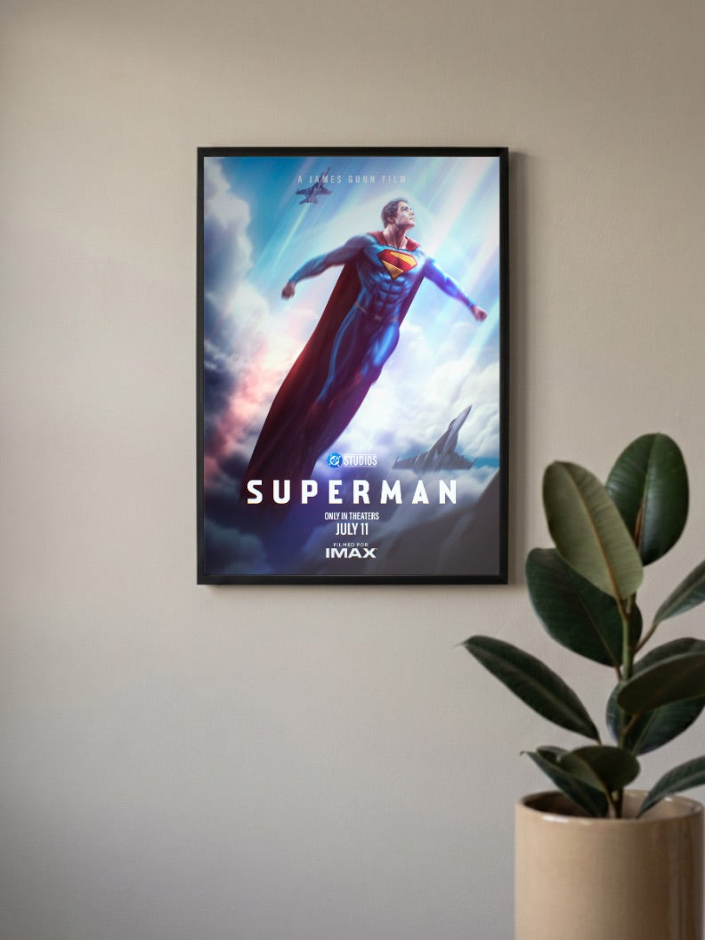 Superman 2025 Official Poster DC Poster