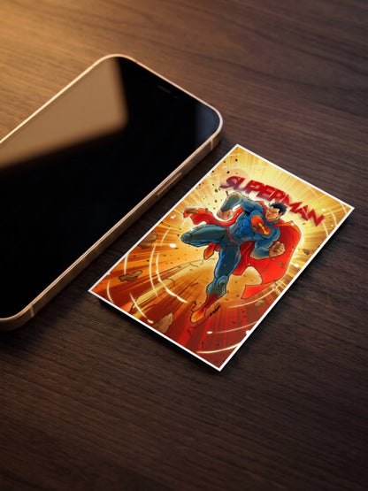 Superman Comic Action Poster DC Poster